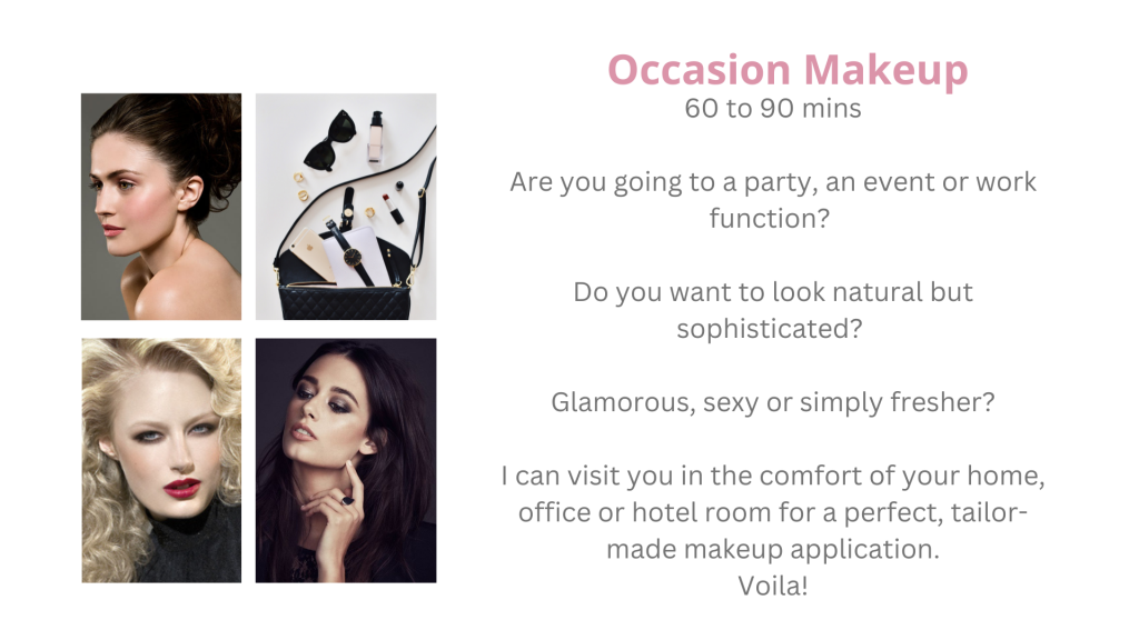 occasion makeup make up application 